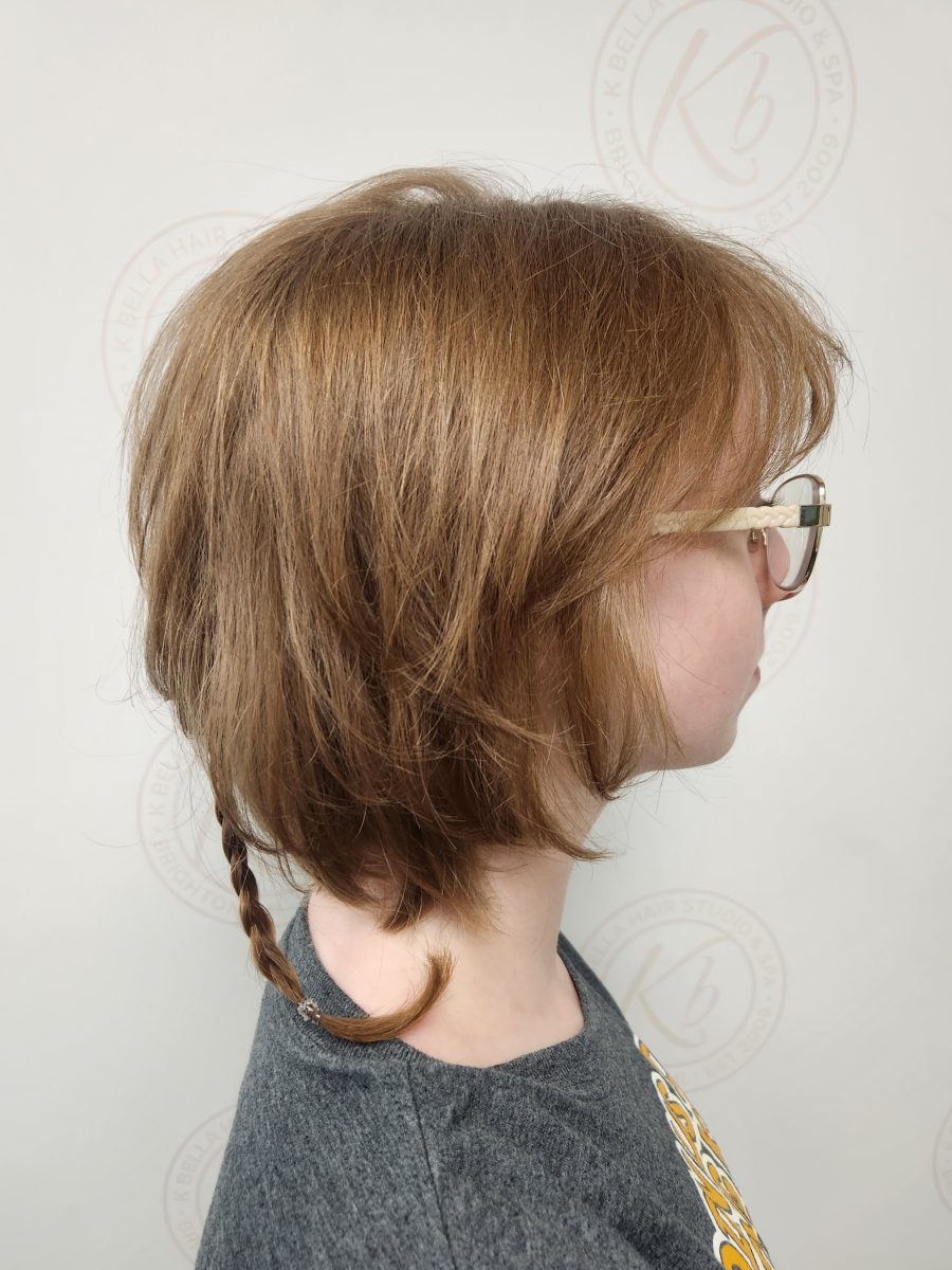 Precision Bixie & rattails by Siobhan Rozinski at K Bella Hair Studio & Spa in Brighton, MI