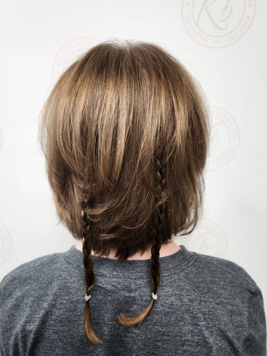 Precision Bixie & rattails by Siobhan Rozinski at K Bella Hair Studio & Spa in Brighton, MI - after transformation