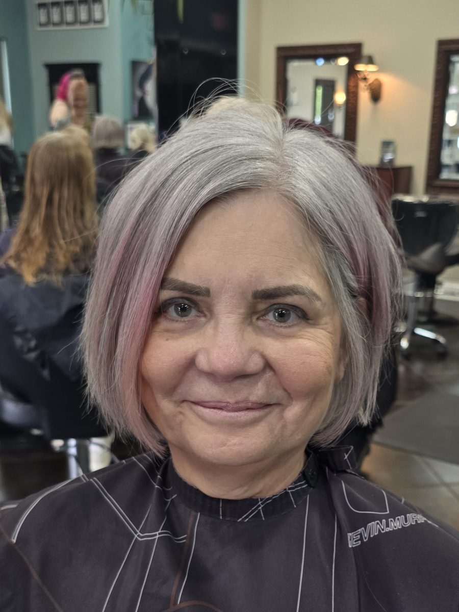 Sun-kissed balayage highlights with a fresh cut by Kristan Sayers at K Bella Hair Studio & Spa in Brighton, MI