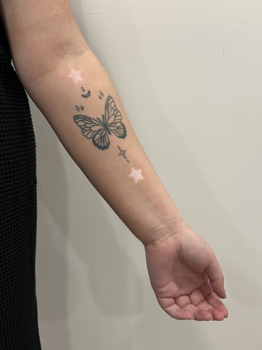 Custom airbrush spray tan results by Liberty Greenwood at K Bella Hair Studio & Spa in Brighton, MI - after transformation