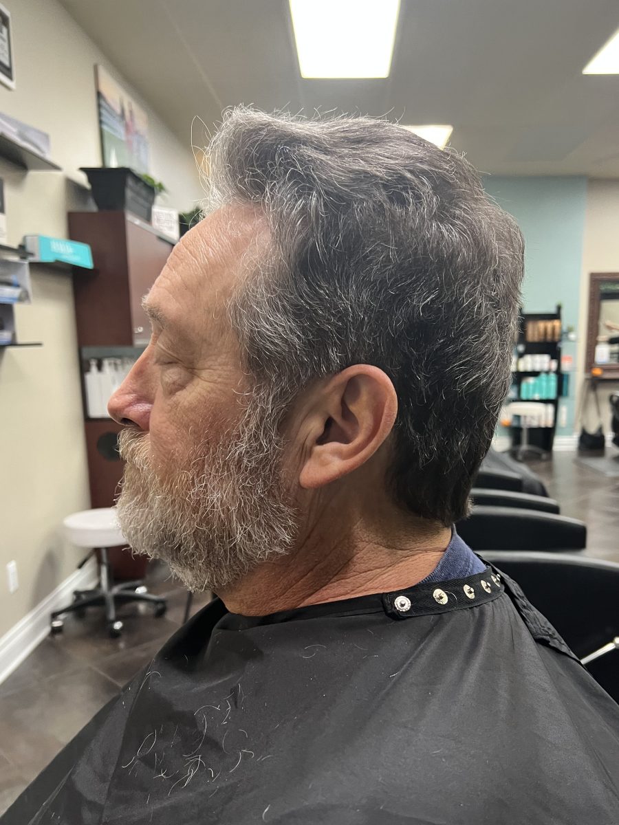 Precision Men's Cut by Raelynn Haan at K Bella Hair Studio in Brighton, MI - after transformation
