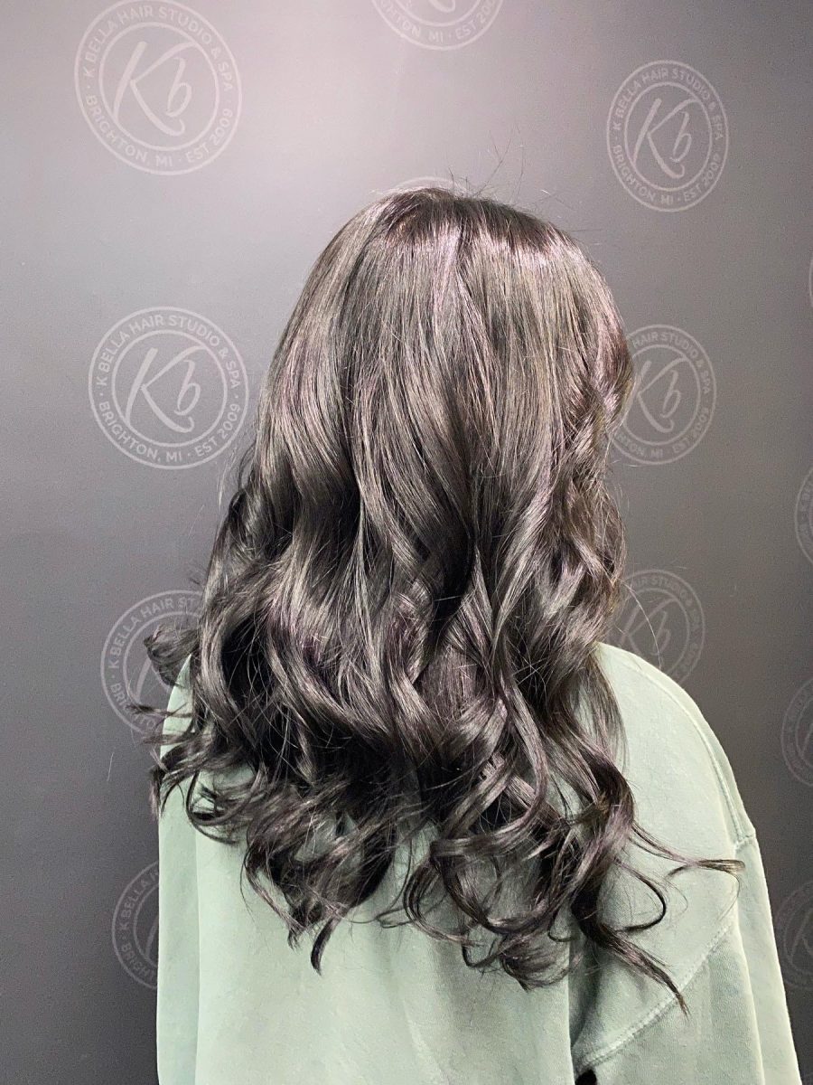 Precision Long Layered One Length Cut by Abbey French at K Bella Hair Studio in Brighton, MI