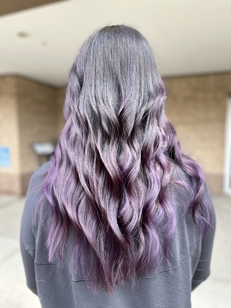 Sun-kissed balayage highlights by Allison Bowsher at K Bella Hair Studio in Brighton, MI