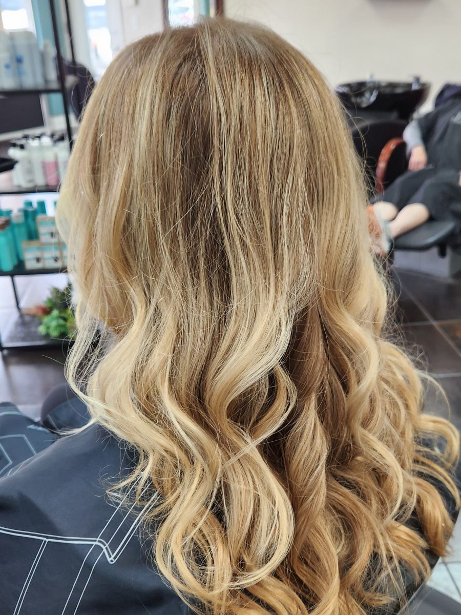 Precision Various Cut & Color Services with rich custom color by Katie Rowe at K Bella Hair Studio in Brighton, MI