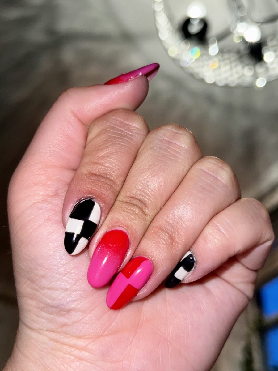 Professional gel nail application by Tara Dye at K Bella Hair Studio & Spa in Brighton, MI