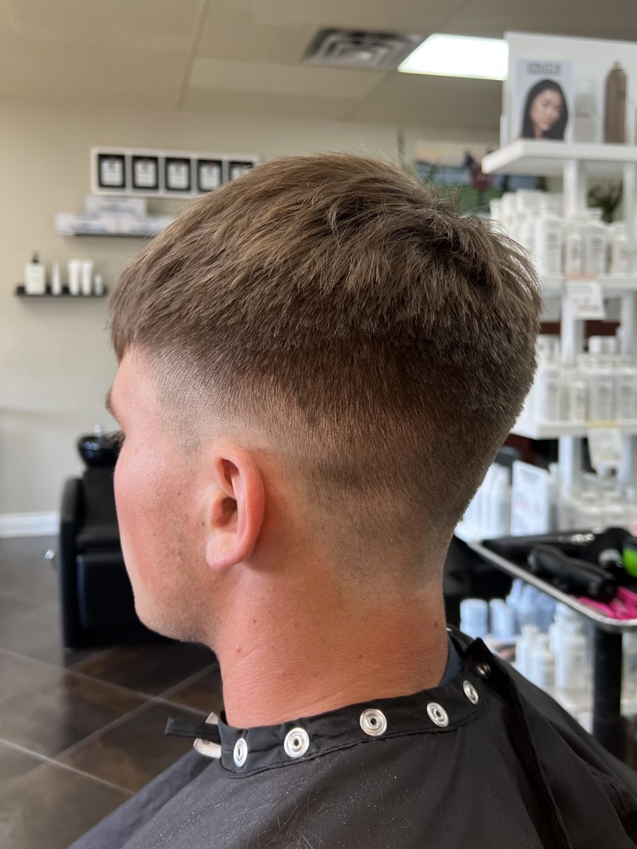 Precision Men’s Haircut by Raelynn Haan at K Bella Hair Studio & Spa in Brighton, MI - after transformation