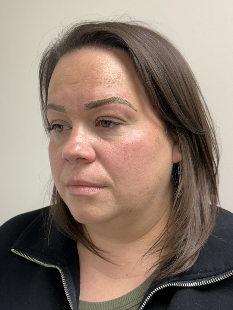 Microblading brow results by Nada Toma at K Bella Hair Studio & Spa in Brighton, MI - after transformation