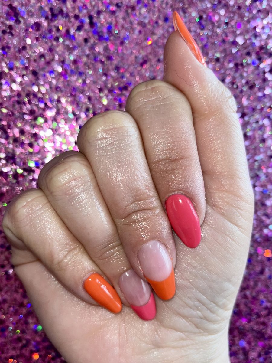 Professional gel nail application by Tara Dye at K Bella Hair Studio & Spa in Brighton, MI