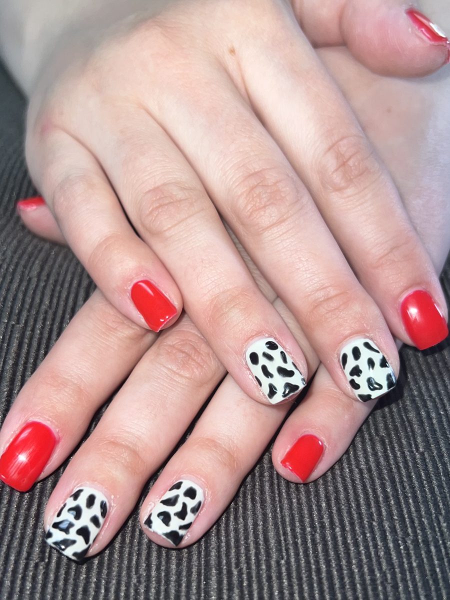 Professional gel nail application by Tara Dye at K Bella Hair Studio & Spa in Brighton, MI