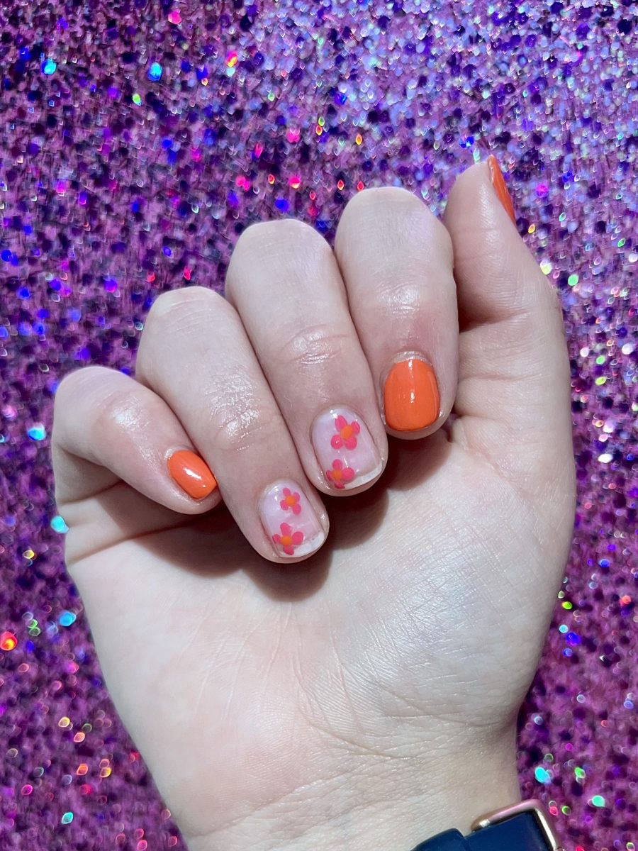 Professional gel nail application by Tara Dye at K Bella Hair Studio & Spa in Brighton, MI