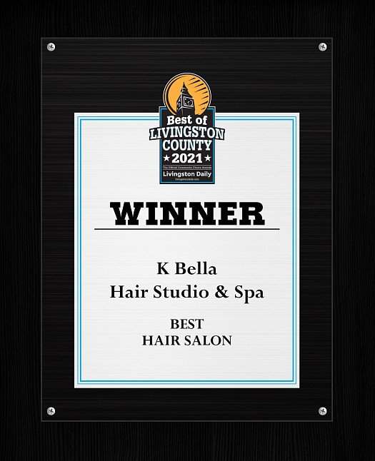 Best Of Livingston County 2021 Winner - Best Hair Salon | K Bella - Brighton, MI