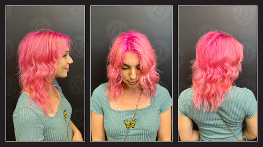Vivid Pink Hair Color - By Raquel Vettese | K Bella - Brighton, MI