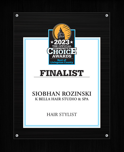 Best Of Livingston County 2023 Finalist - Best Hair Stylist: Siobhan Rozinski | K Bella - Brighton, MI