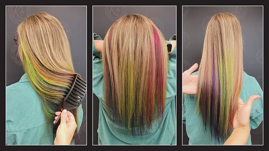 Rainbow Hair Color - By Kristan Sayers | K Bella - Brighton, MI