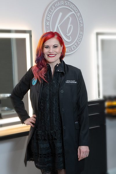 Kristan Sayers at K Bella Hair Studio