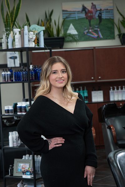 Paige Spence at K Bella Hair Studio