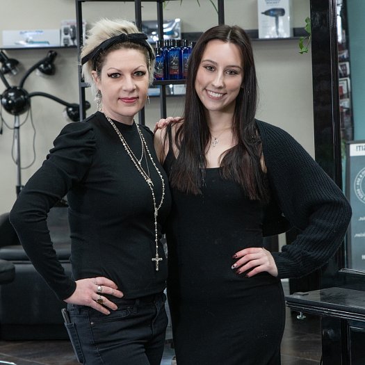 Siobahn with her apprentice, Leahnna | K Bella - Brighton, MI