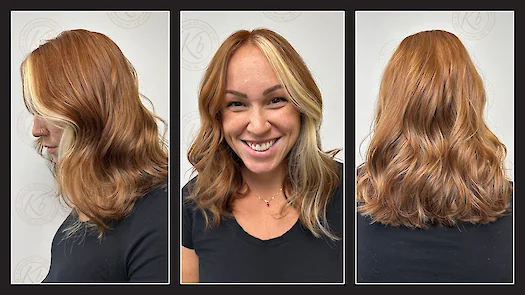 Cowboy Copper With Golden Blonde Pops